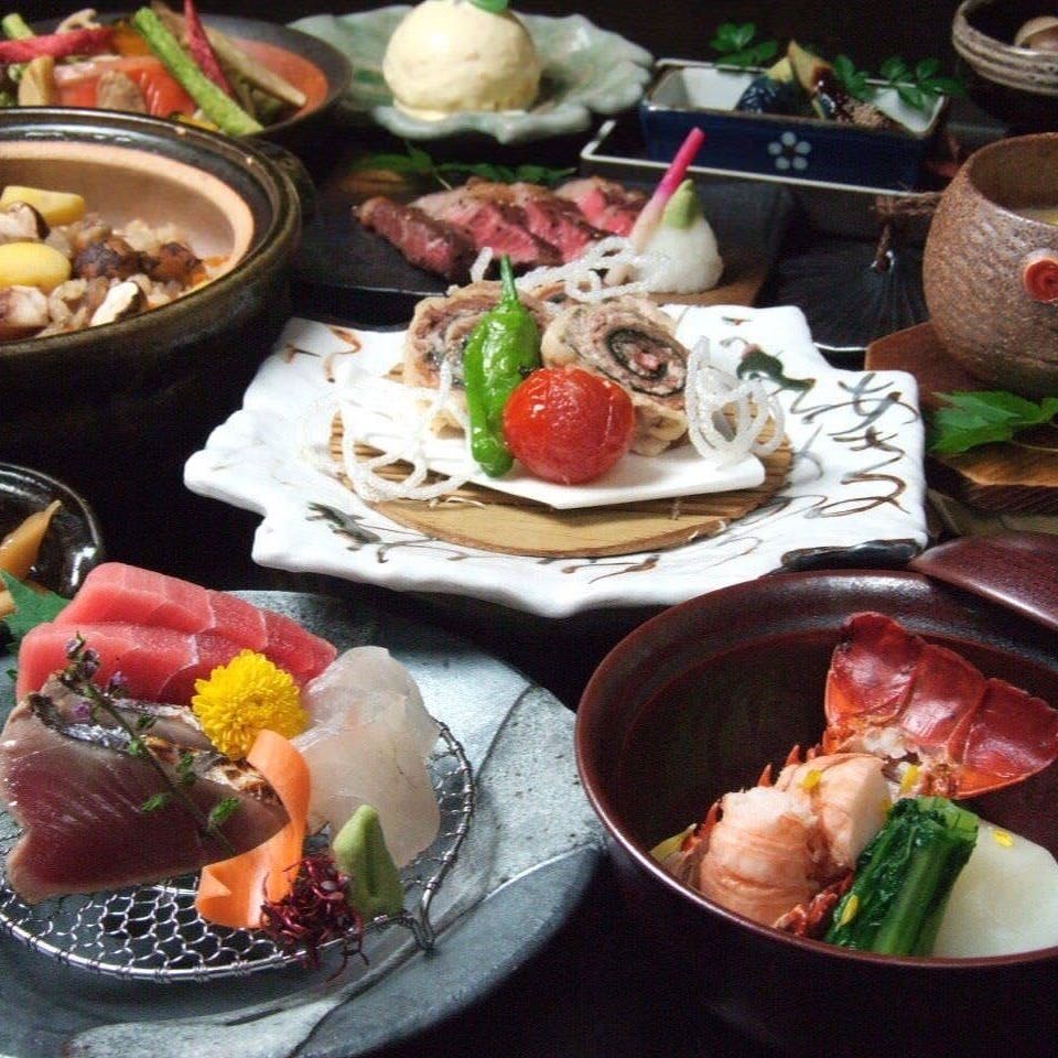 天空の月 渋谷 3時間飲み放題 鮮魚盛合せ 旬の焼物 煮物 土鍋御飯等ご堪能全8品 贅沢空コース ディナー プラン メニュー 一休 Comレストラン