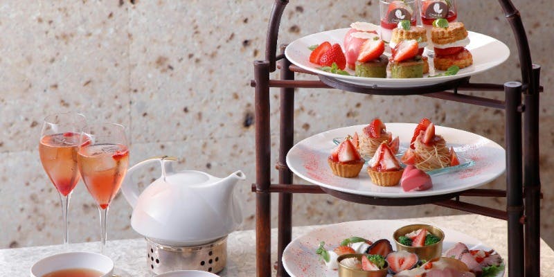 1/10～3/9【ストロベリー  アフターヌーンティー】＋90分フリーフロー