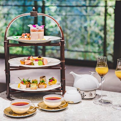 四季のアフターヌーンティーと紅茶のフリーフロー