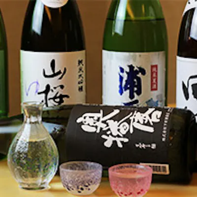 和食を引き立てる全国の日本酒・限定酒を堪能