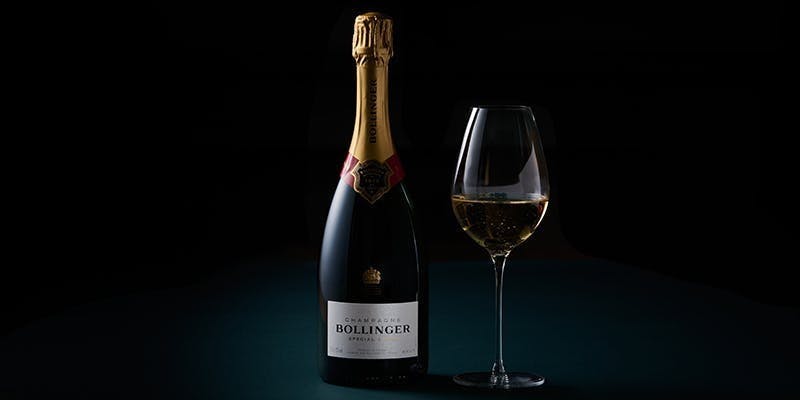 グラスシャンパン（BOLLINGER）とフードペアリング3種セット（12月7日　ディナー限定）