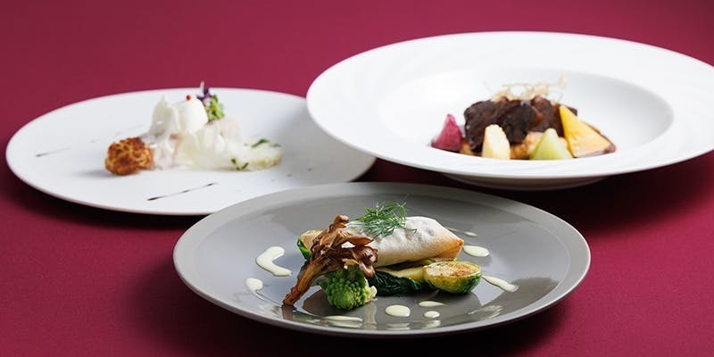 【季節のランチ】GATE Lunch Course  Wメイン　全5品＋乾杯ロゼスパークリングワイン