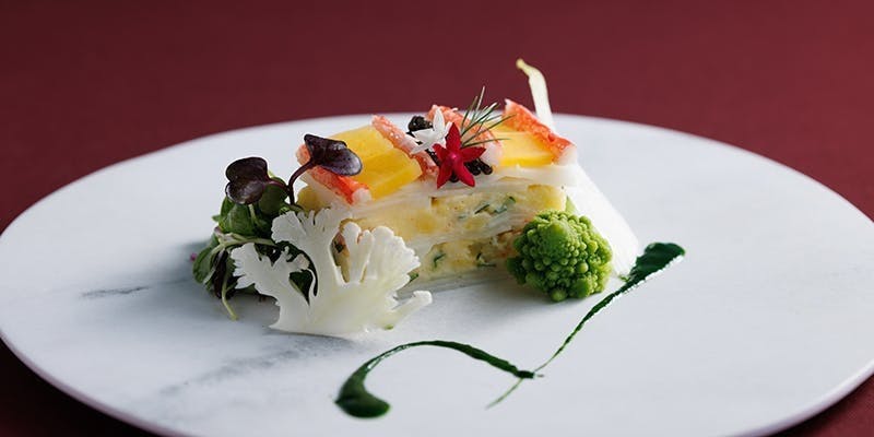 【季節の味覚】Anniversary Dinner Course＋グラスロゼスパークリングワイン付