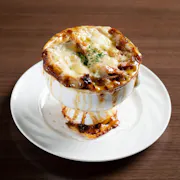 自慢のオニオングラタンスープ