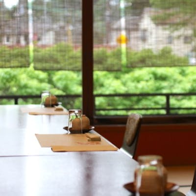 落ち着いた空間で