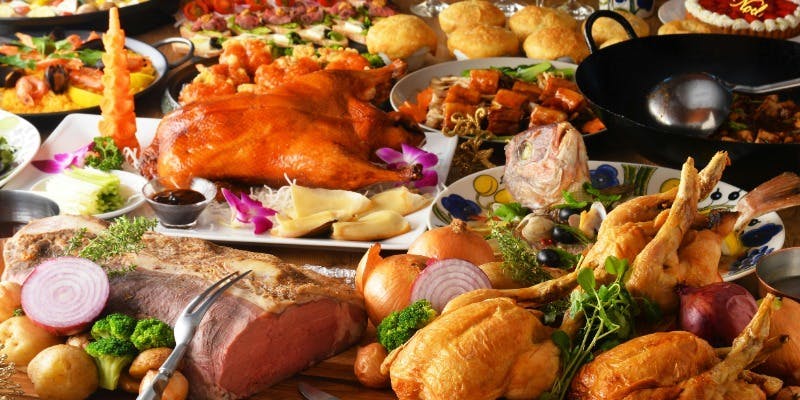 【Xmas2025】セレブレーションブッフェ～トリュフ薫るローストビーフ＆北京ダック～　12/24～25