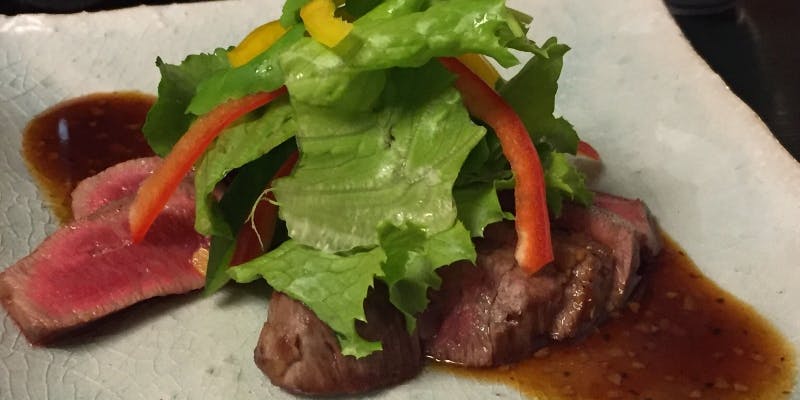 【特選牛ヒレコース】牛ヒレ、御飯、デザートなど