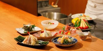 【天ぷらカウンター】天ぷら会席「華」 - 日本料理 弁慶／ホテル日航金沢