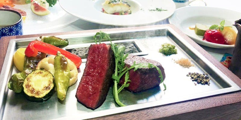 【New】 金蔦 炭焼きステーキコース（特選黒毛和牛　全7品）