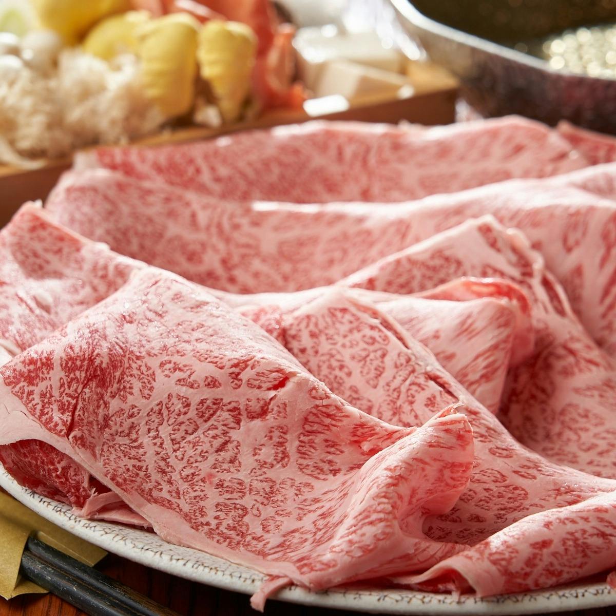 銀座しゃぶ輝 極コース しゃぶしゃぶorすき焼 サーロイン 日本三大和牛食べ比べ 2時間飲み放題 個室選択可 ディナー プラン メニュー 一休 Comレストラン