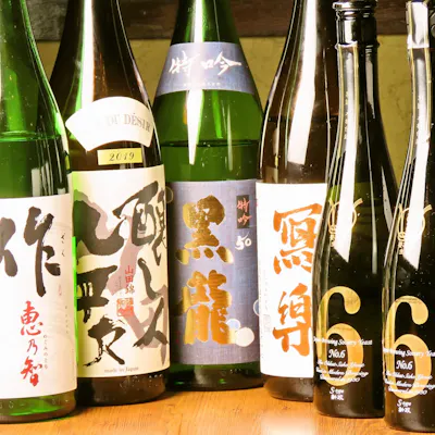 銘柄日本酒や焼酎も充実