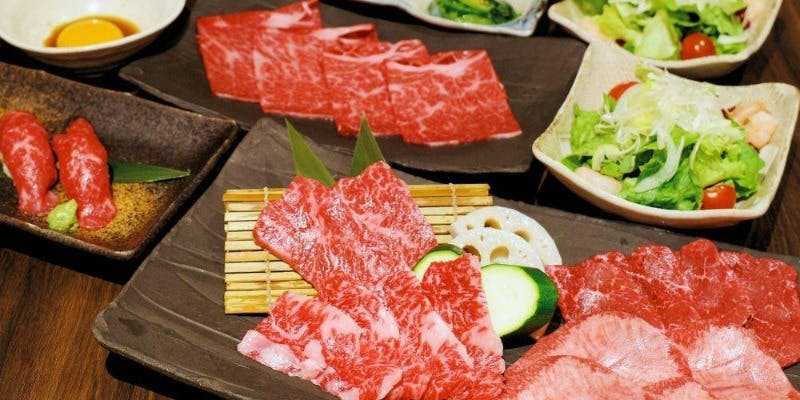 ＜福会食＞黒毛和牛4種と握りを楽しむ会食プラン＋プレミアム飲み放題