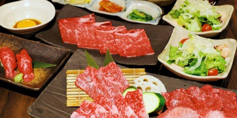 ＜福 会食＞希少部位と和牛3種を楽しむ会食プラン＋平日500円引き＆ビュッフェ・ソフトドリンクバー付