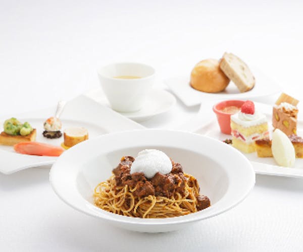 スイーツビュッフェ レストラン ラウンジ ザ テラス ホテル ザ マンハッタン Okaimonoモール レストラン