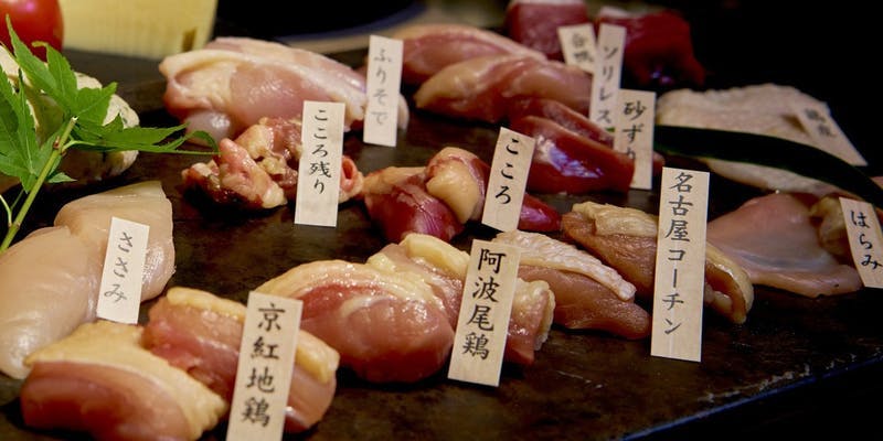 【なゝ樹鶏焼きBコース】名古屋コーチン・京紅地鶏・阿波尾鶏など鶏焼き11種類＋2時間飲み放題