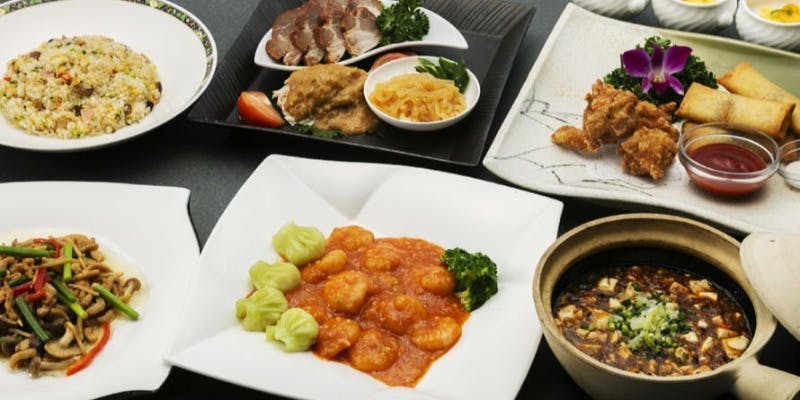 中国料理会食パーティープラン卓盛全7品＋サッポロクラシック飲み放題付（2名さまから・前日まで予約制）