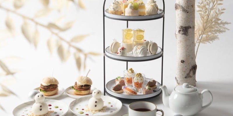 天空のアフタヌーンティー白雪＋ソフトドリンクフリーフロー