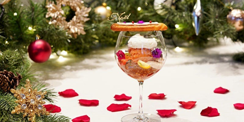 【Xmas2025】ノエル ルージュ キャンドルクリスマスランチコース＋スパークリングワイン付（12/20～12/25）
