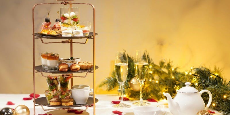 【Xmas2025】クリスマスハイティー　ティー＆カフェフリーフロー15種類（12/21～12/25）