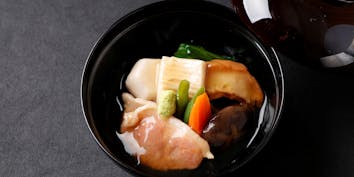 【お昼の特別会席】料亭の味「合鴨の治部煮」含む全5品 - 和食日和 おさけと 日本橋室町