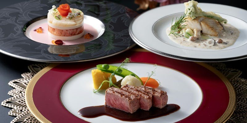 【エトワール】前菜、スープ、お魚料理、お肉料理、デザートなどソレイユ自慢の全9品