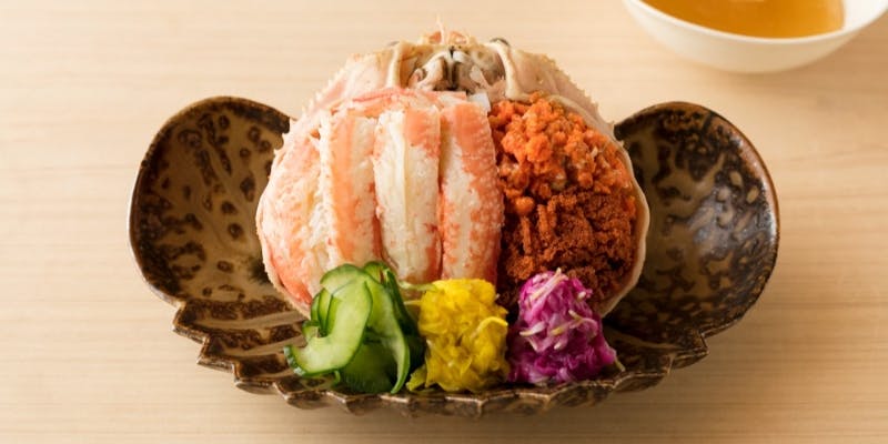 【新潟の本鴨と松葉蟹のコース】季節の移り変わりの旬食材を中心に