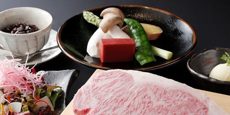 【神戸牛サーロイン100gステーキランチコース】全7品＋1ドリンク