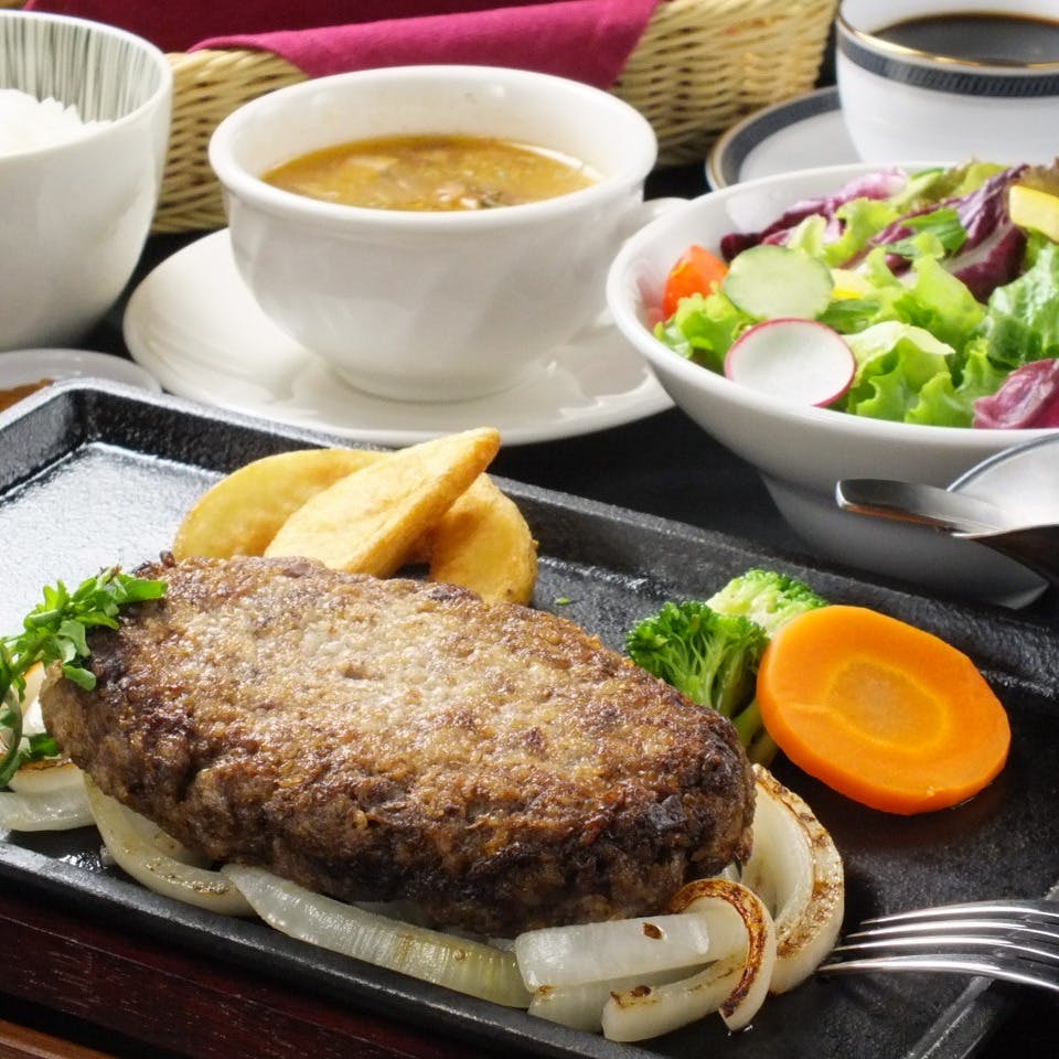 Kobe Beef Dining モーリヤ 但馬牛 ハンバーグ ランチ 1ドリンク ランチ プラン メニュー 一休 Comレストラン