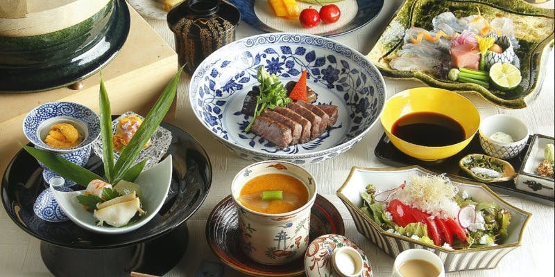 国産黒毛和牛懐石＋個室確約（1日前までの事前予約制）