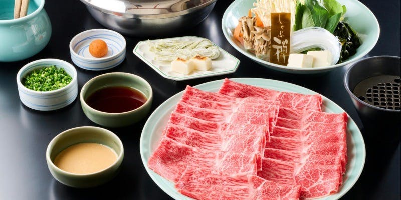 【黒毛和牛赤身】三種食べ放題としゃぶ禅のおもてなし