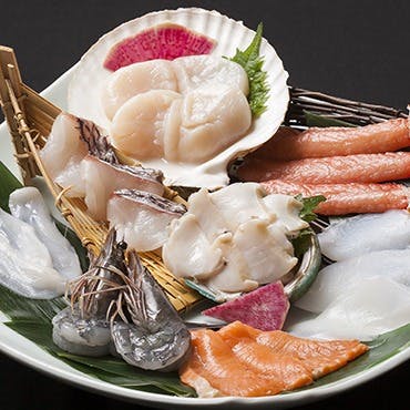 しゃぶ禅 渋谷店 海鮮しゃぶしゃぶ 鮑やずわい蟹 海老など含む魚介の盛り合わせをしゃぶしゃぶでご堪能ください ディナー プラン メニュー 一休 Comレストラン