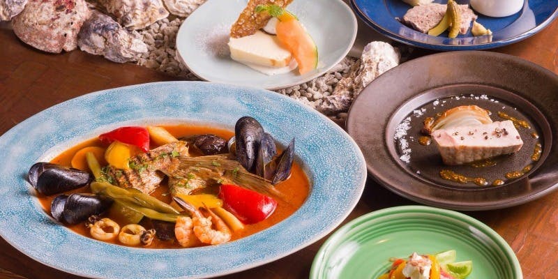 【ネット予約限定スペシャルランチ】名物のブイヤベースが食べれるランチコース