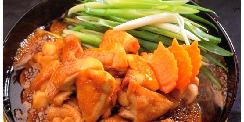 【特選すき焼きコース】京都丹波産地鶏を使用したすき焼きなど全5品