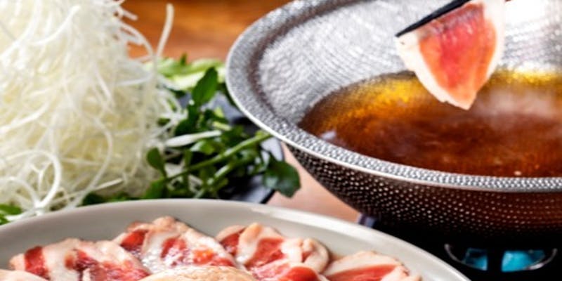 【厳選日本酒飲み放題付き】最上鴨と旬の逸品、鮮魚が味わえる期間限定の鴨しゃぶコース8,000円