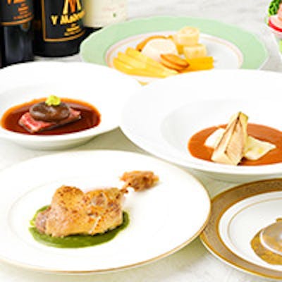 旬の食材を活かした渾身のフルコース