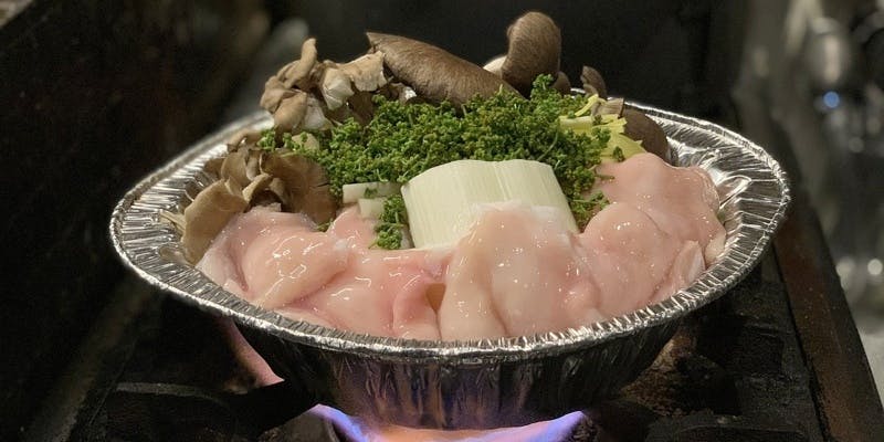 【季節のモツ鍋と焼肉コース】季節のモツ鍋、焼肉、雑炊、前菜など全7品