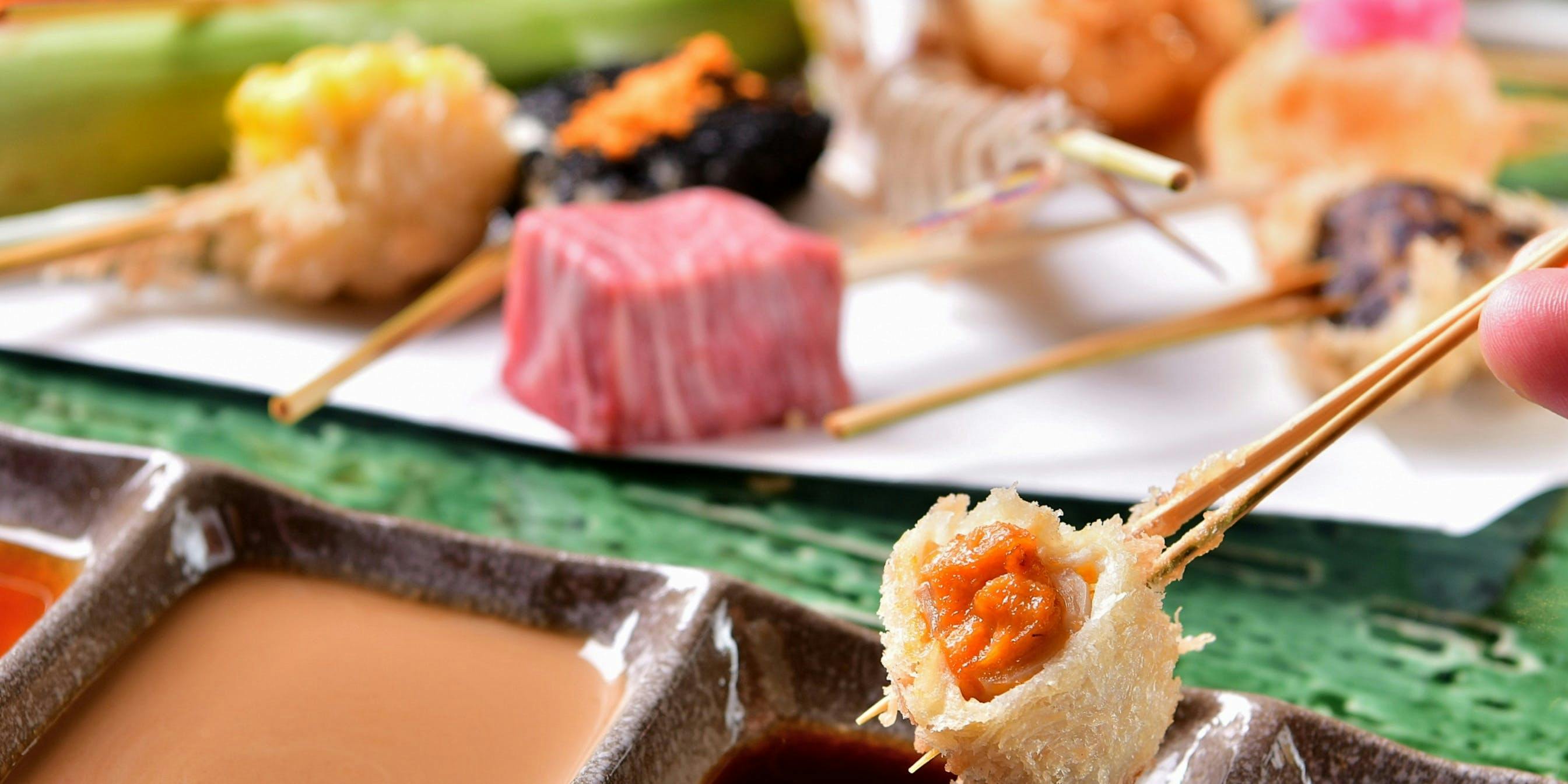 北新地 串揚げ かな山