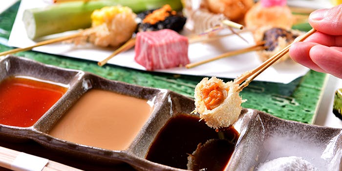 北新地 串揚げ かな山