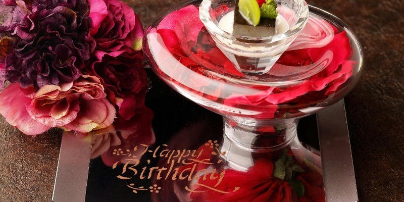 誕生日プラン10000円（税サ込）（乾杯ドリンク＋4品＋料理長からのお祝いの一品＋食事＋SPデザート）
