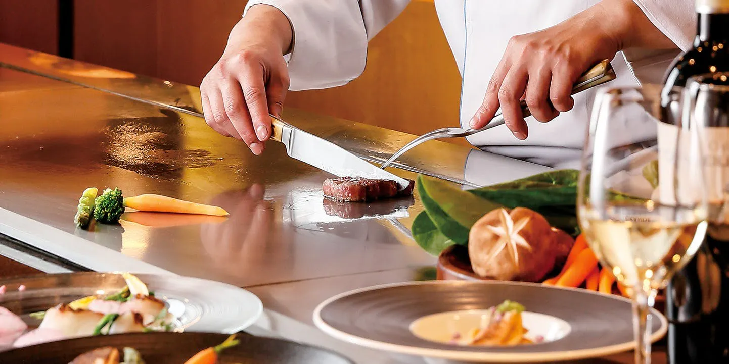 ランチ 鉄板焼 下野 テッパンヤキ シモツケ 宇都宮東武ホテルグランデ 鉄板焼 一休 Comレストラン