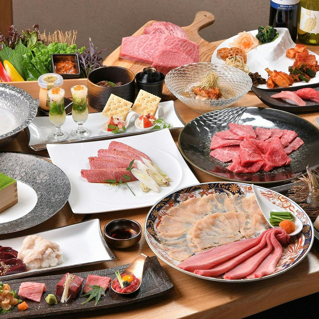 北新地 焼肉 名門 華コース 焼肉9種 刺身5種 海鮮3種 コムタンスープ 選べる塊肉 お食事 デザートなど全15品 ディナー プラン メニュー 一休 Comレストラン 北新地 焼肉 名門 華コース 焼肉9種 刺身5種 海鮮3種 コムタンスープ 選べる塊肉 お食事 デザートなど全15品 ディナー プラン メニュー 一休 Comレストラン