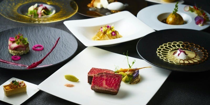 【LIBER（リーベル）コース】鳥取和牛の炭火焼ステーキがメイン 全8品（12/1～）