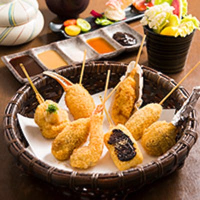 こだわりの串揚げ