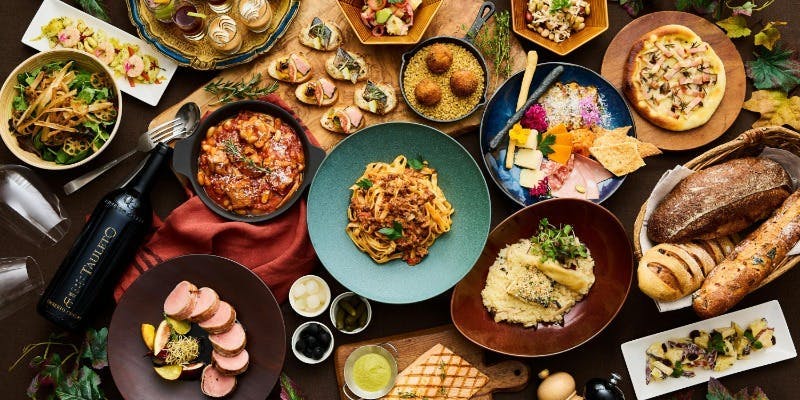 【ランチプラン】メインを選べるイタリアンセミビュッフェ