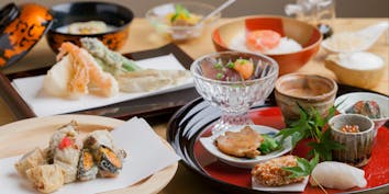 【おまかせコース】天ぷら11種、選べるごはん、デザートなど全5品 - 天星