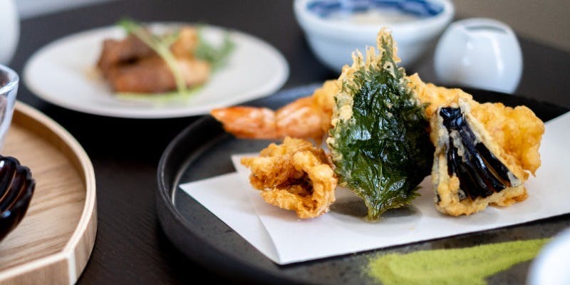 【天麩羅コース/7品】旬野菜と鮮魚の甘味みと香ばしさを楽しむ天ぷらコース