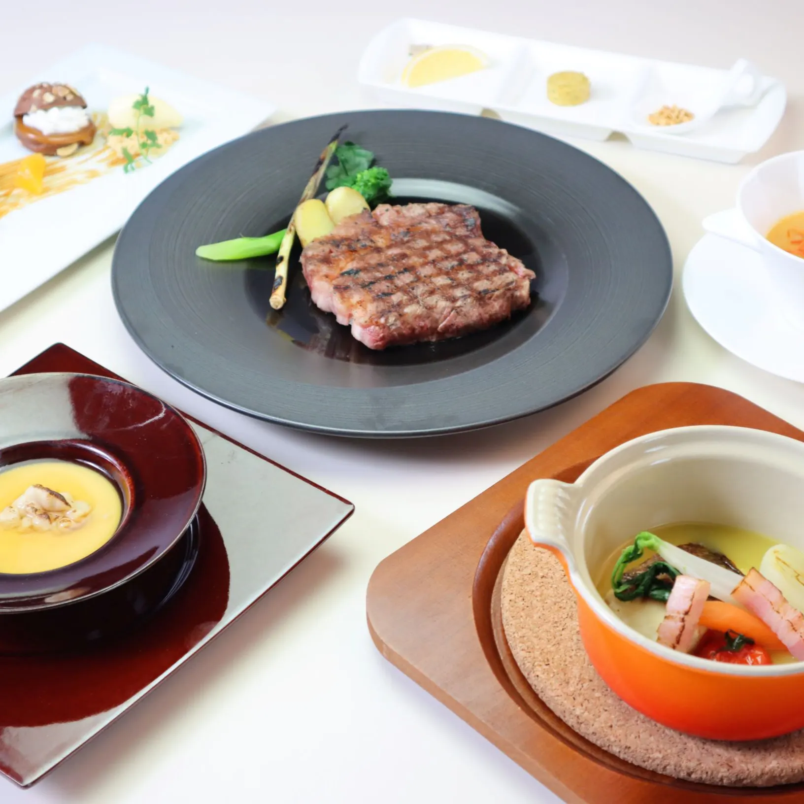 光彩 東急ハーヴェストクラブ那須 ステーキコースプラン メインのとちぎ霧降高原牛ステーキを含む全5品 ディナー プラン メニュー 一休 Comレストラン