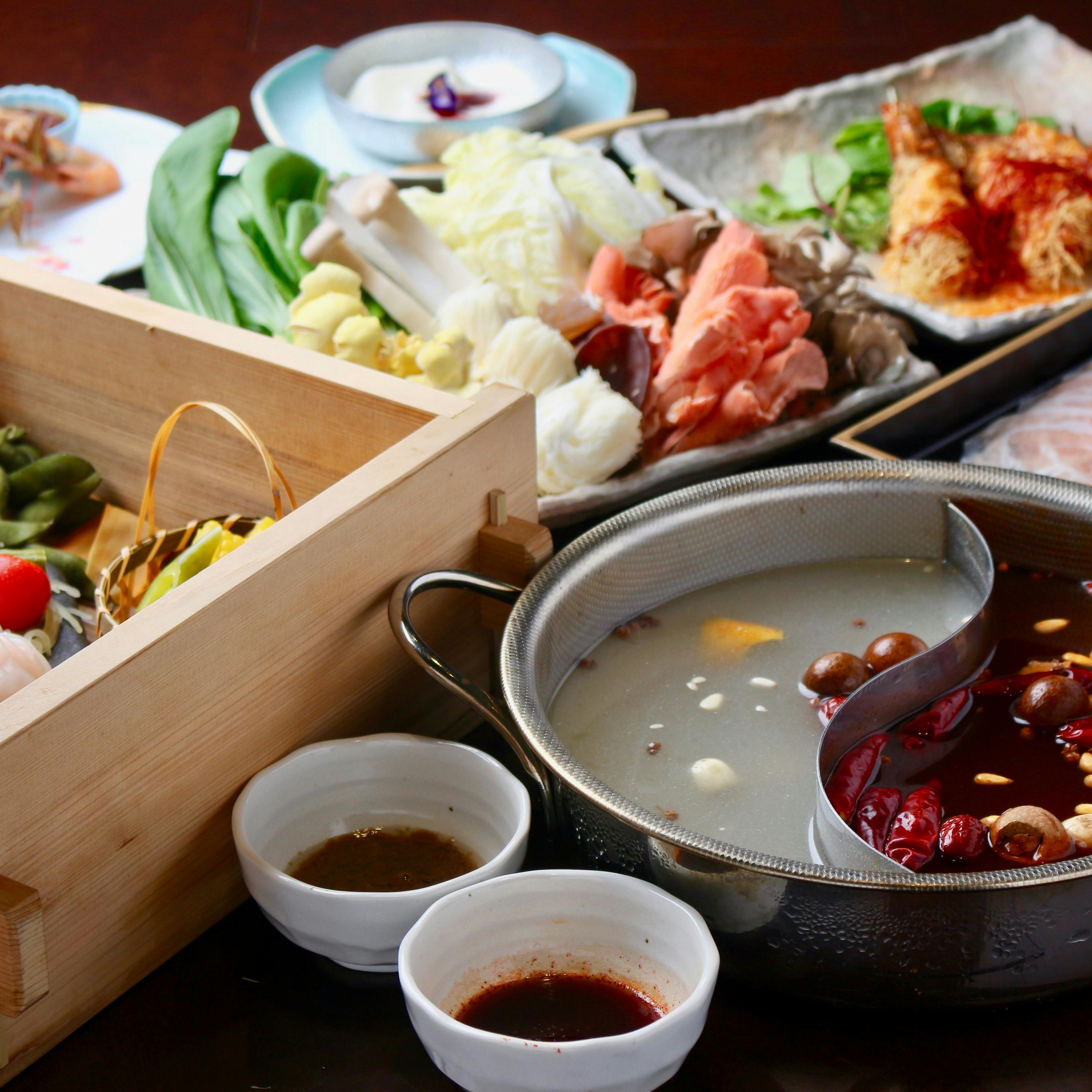 ディナー 美鍋 豚しゃぶ 火鍋 れもん ビナベ シャブシャブ ヒナベ レモン 六本木 しゃぶしゃぶ 一休 Comレストラン