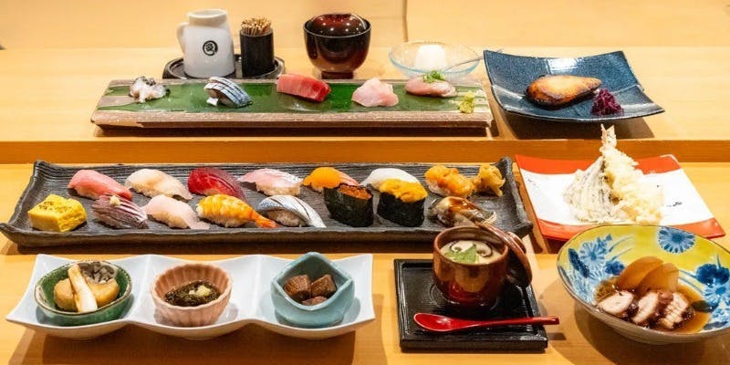 特選・鈴な凛会席　全24品 お鮨は特選握り・極上逸品のプレミアムコースプラン