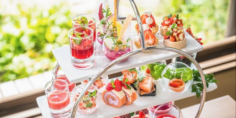 【九州苺のアフタヌーンティー】Mighty Leafの紅茶お替わり自由（1～4月限定）